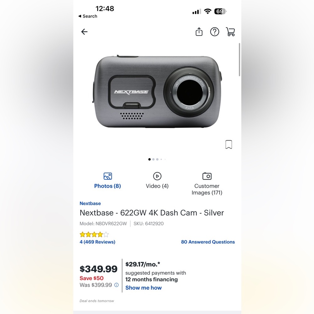 Nextbase Dash Cam - Picture 2 of 4